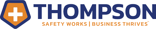 Thompson Safety logo supporting High Point Sports youth flag football and community sports programs